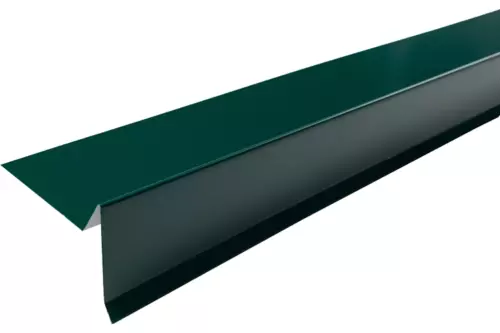 Торцевая планка для гибкой черепицы, RAL 6005 Зеленый, Полиэстер